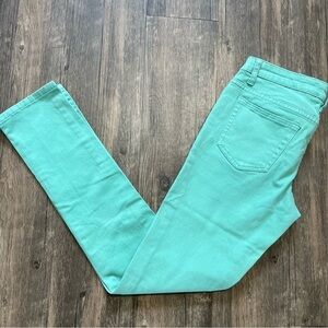 Rue21 Mint Green Skinny Leg Mid Rise Ankle Jeans Women’s Size 5/6